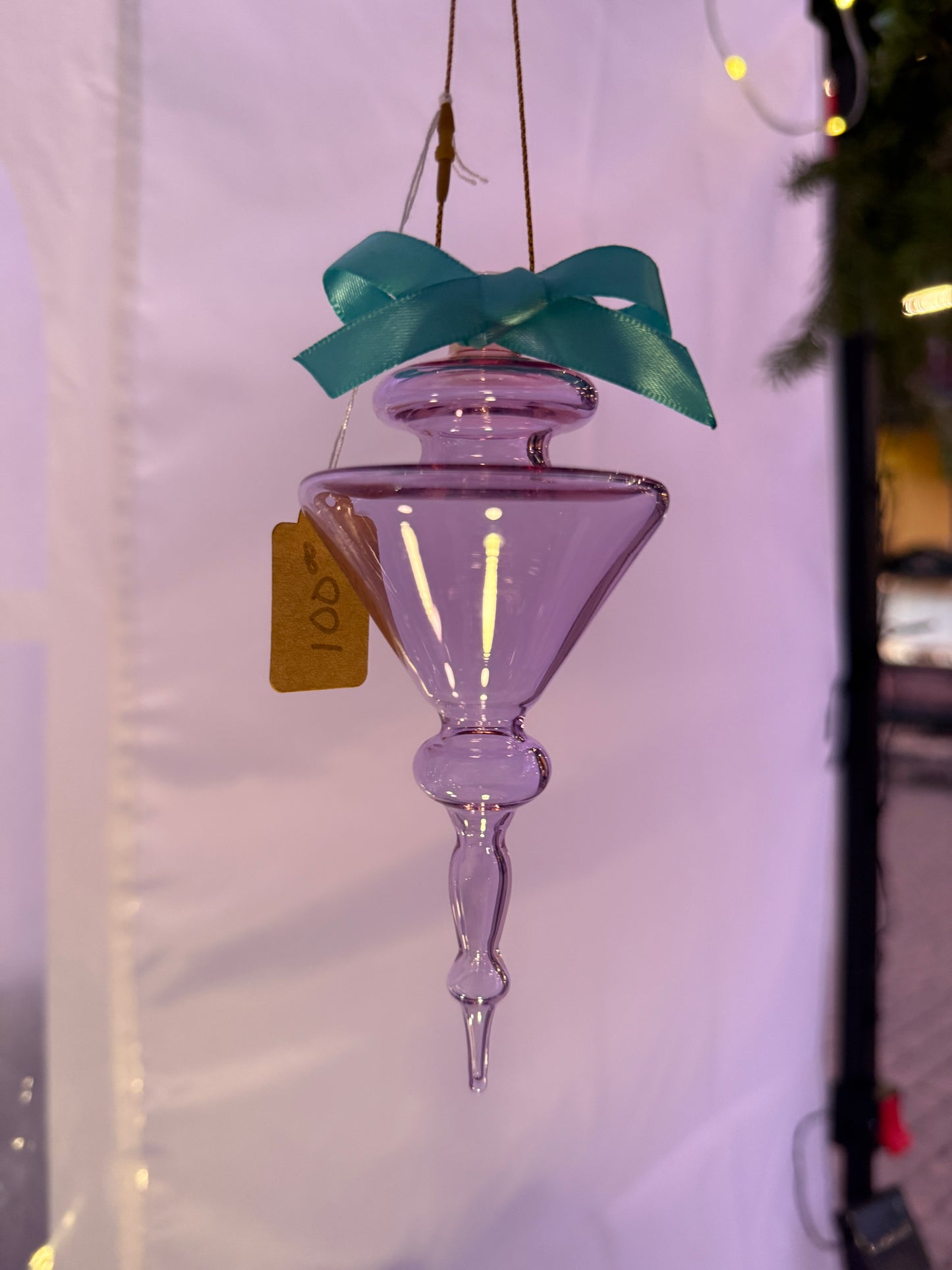 Lavender with Teal Bow