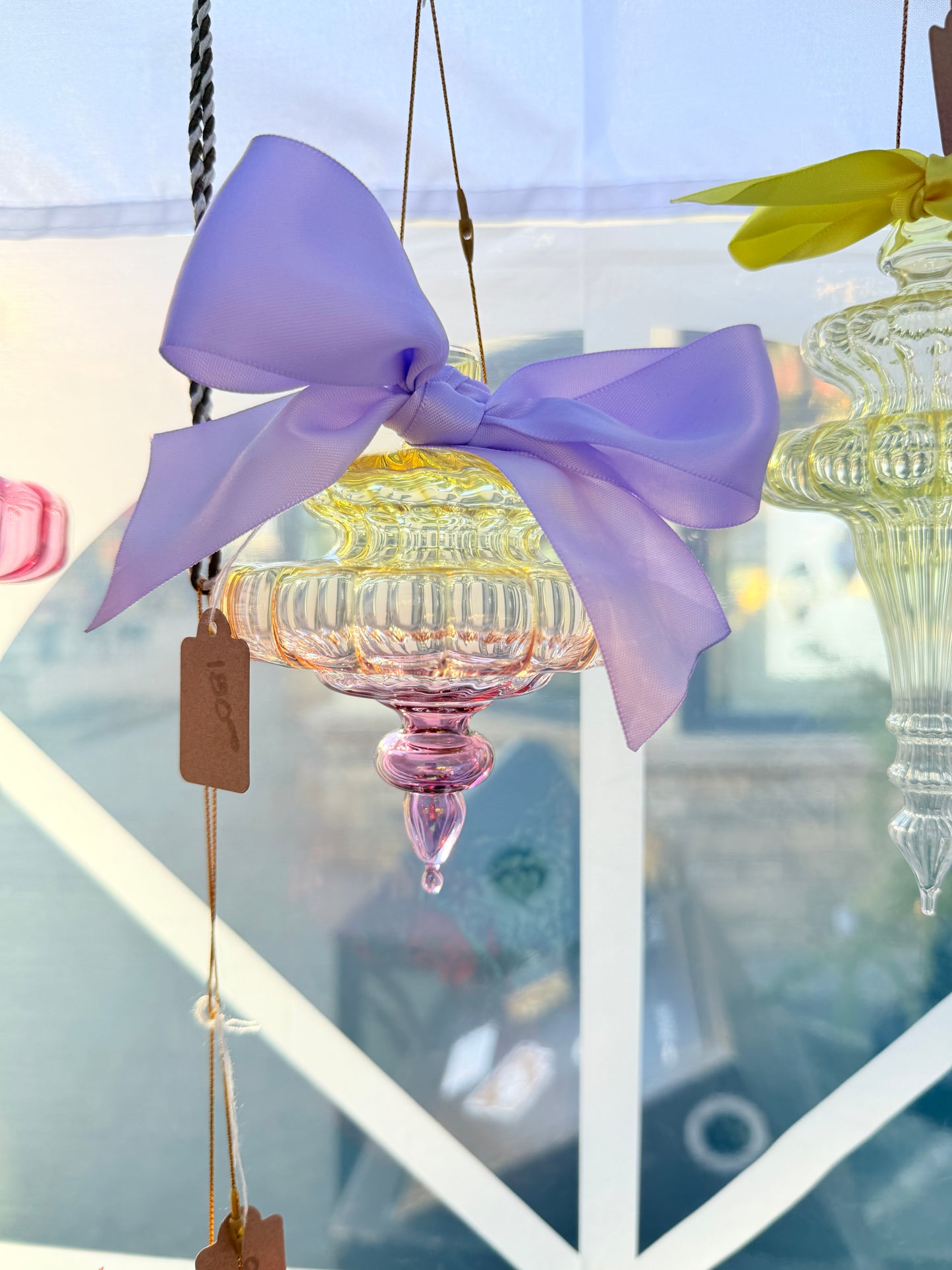 Sugarplum Two Tone with 24k Gold and Silver with Lilac Bow