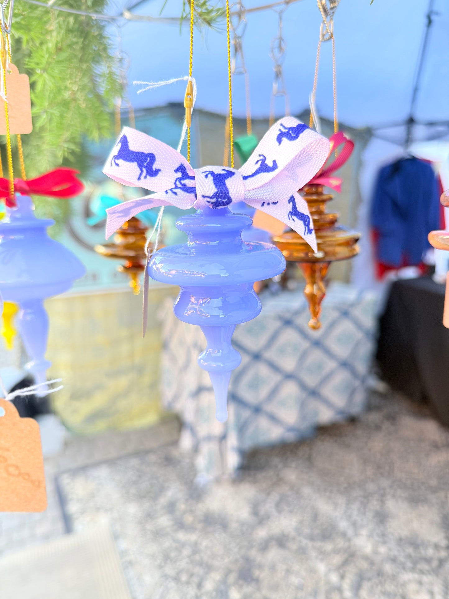 Cindy Lou Blue with Horse Bow