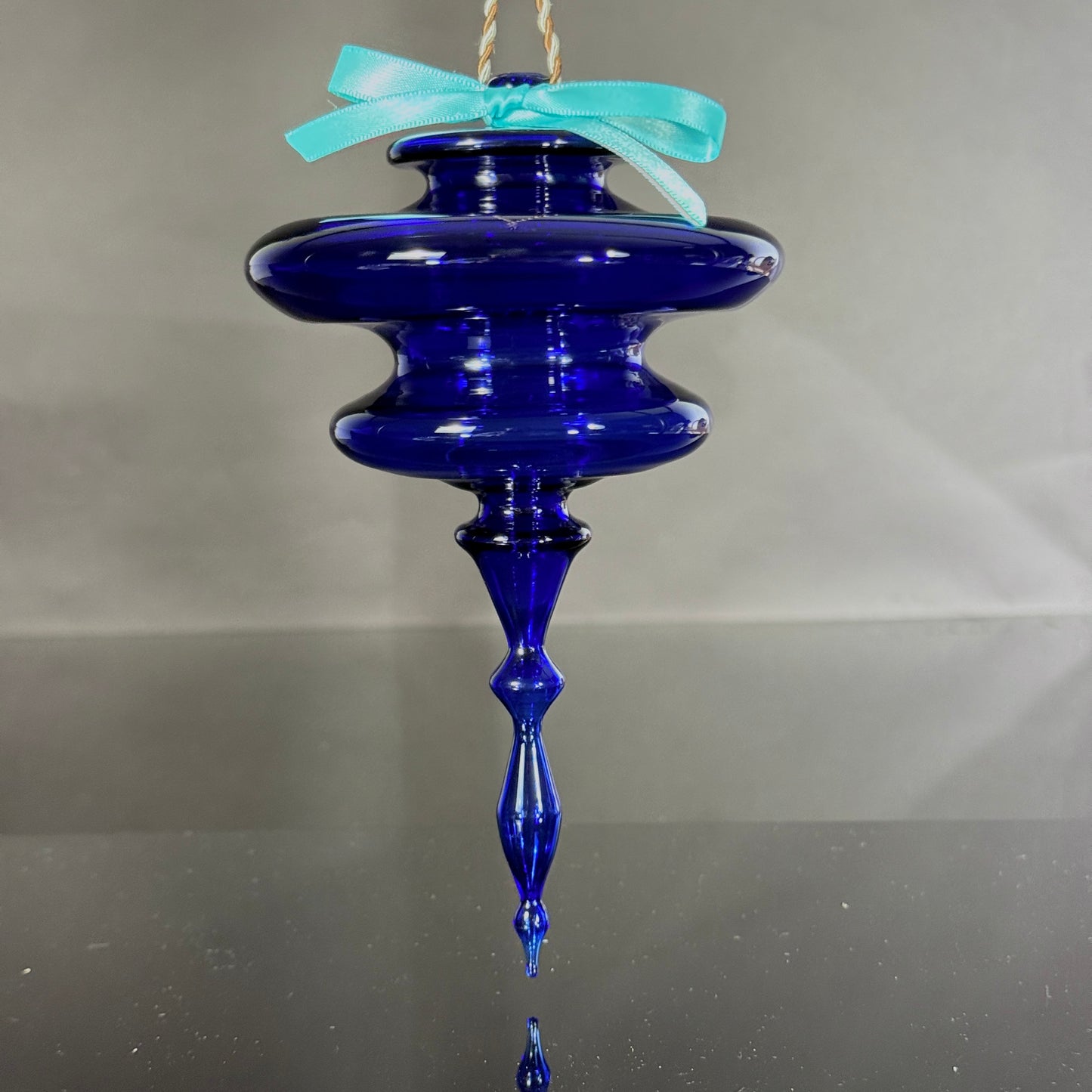 Royal Blue with Teal Bow