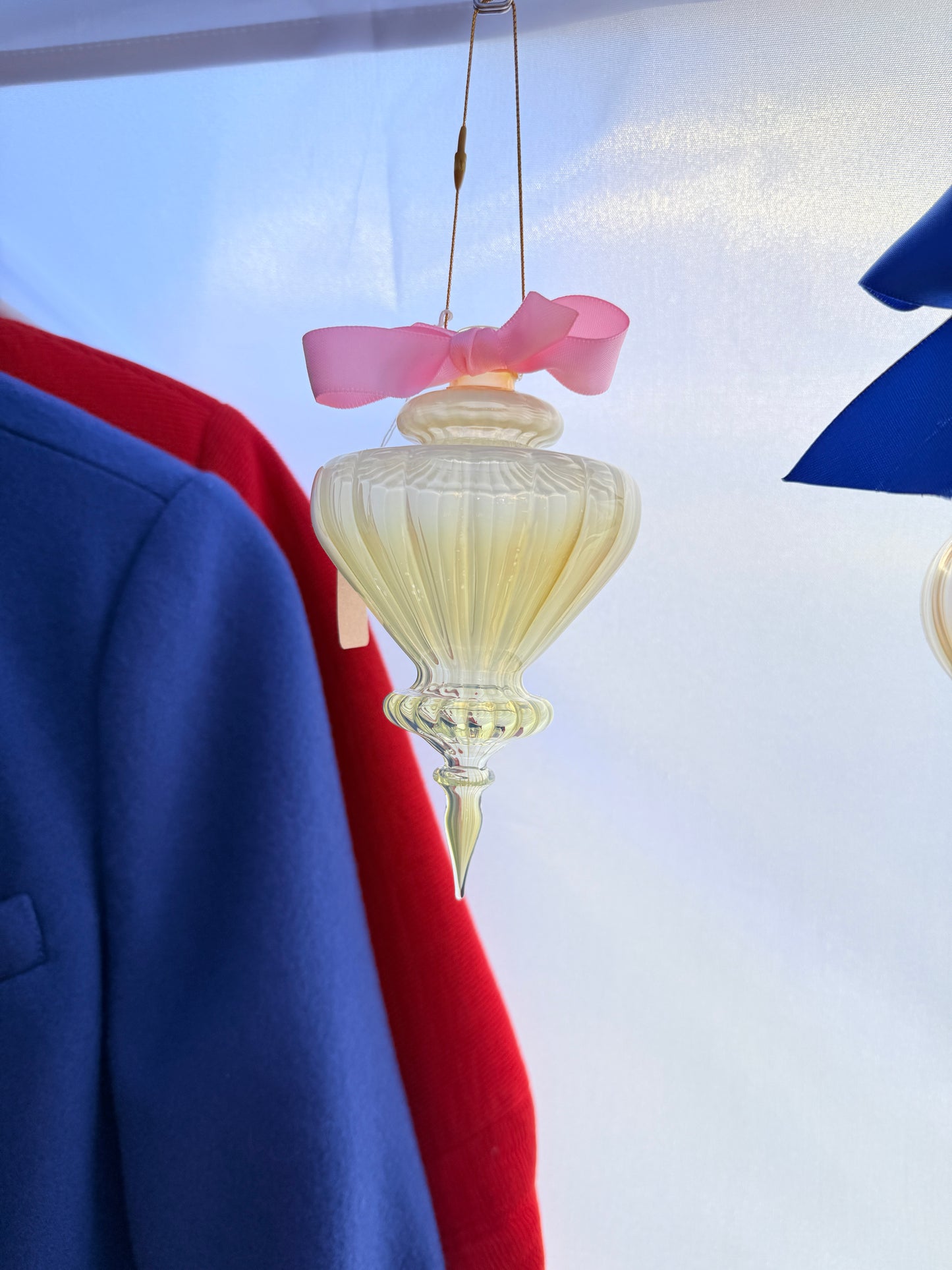 Marzipan Silver Fume with Ballet Slipper Pink Bow