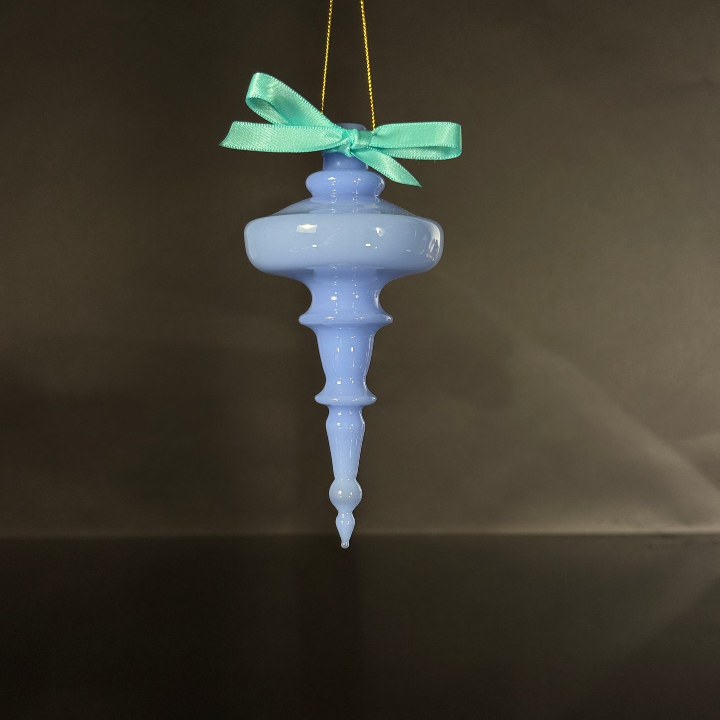 Cindy Lou Blue with Teal Bow