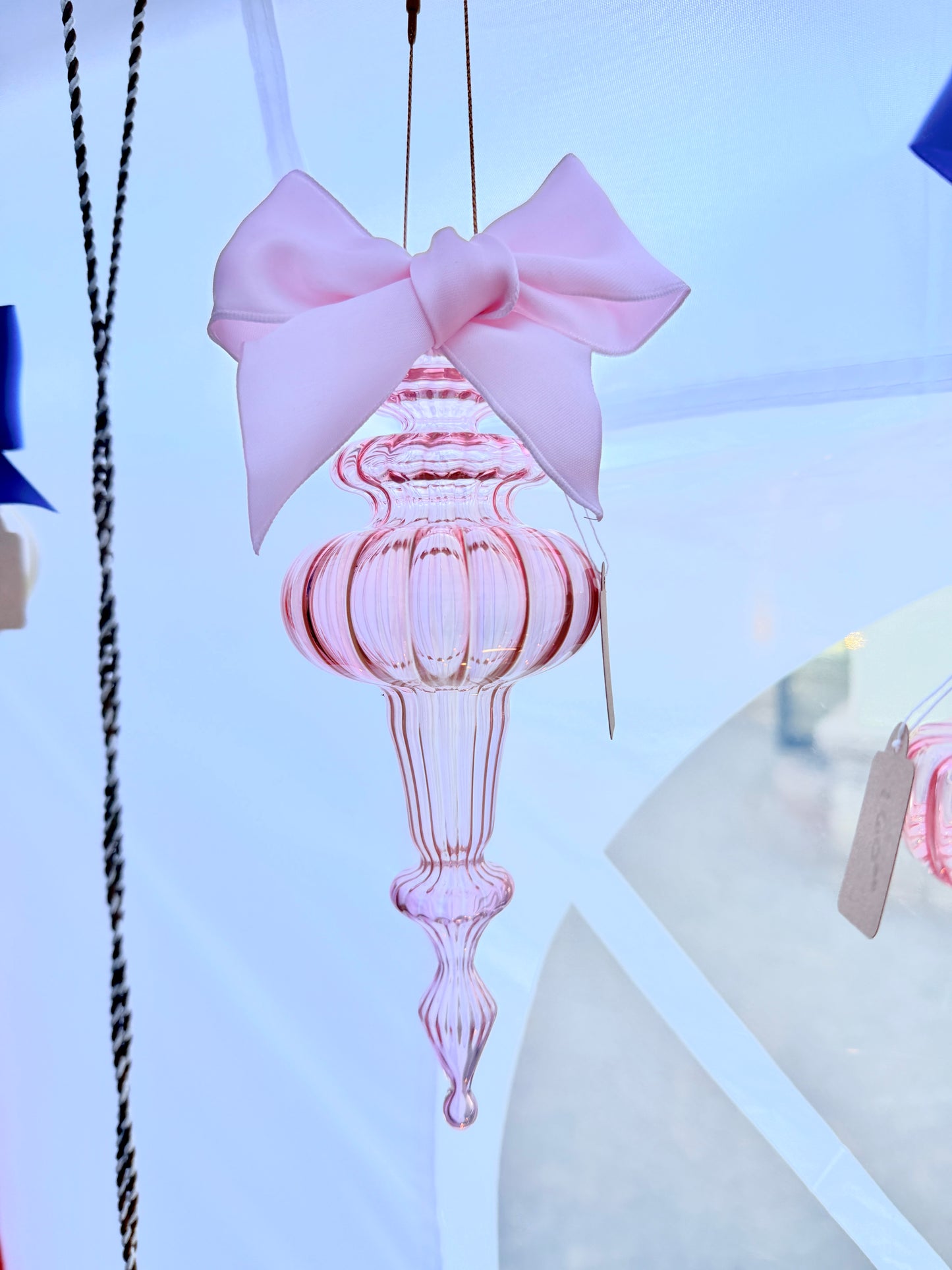 Sugarplum with 24k Gold and Silver Fume with Baby Pink Bow