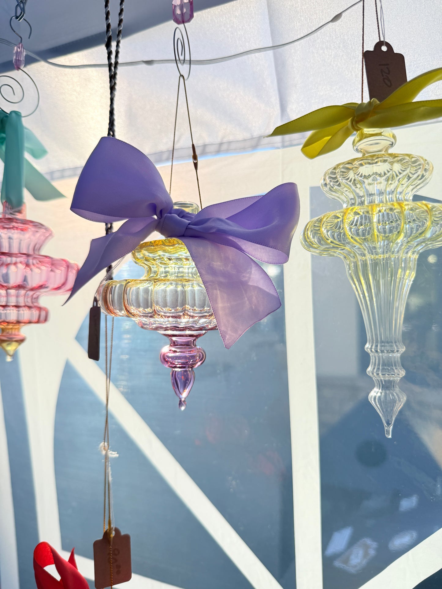 Sugarplum Two Tone with 24k Gold and Silver with Lilac Bow