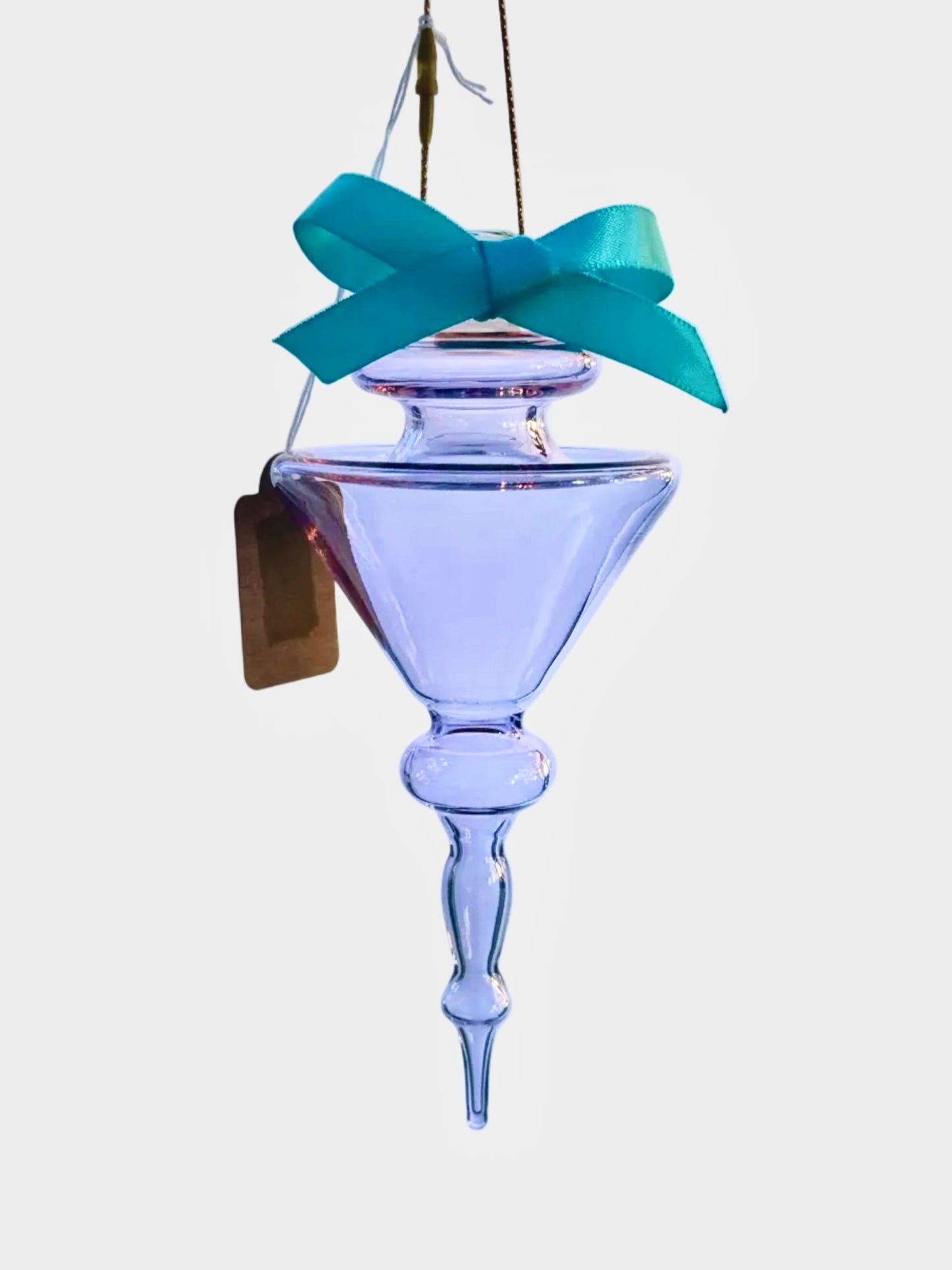 Lavender with Teal Bow