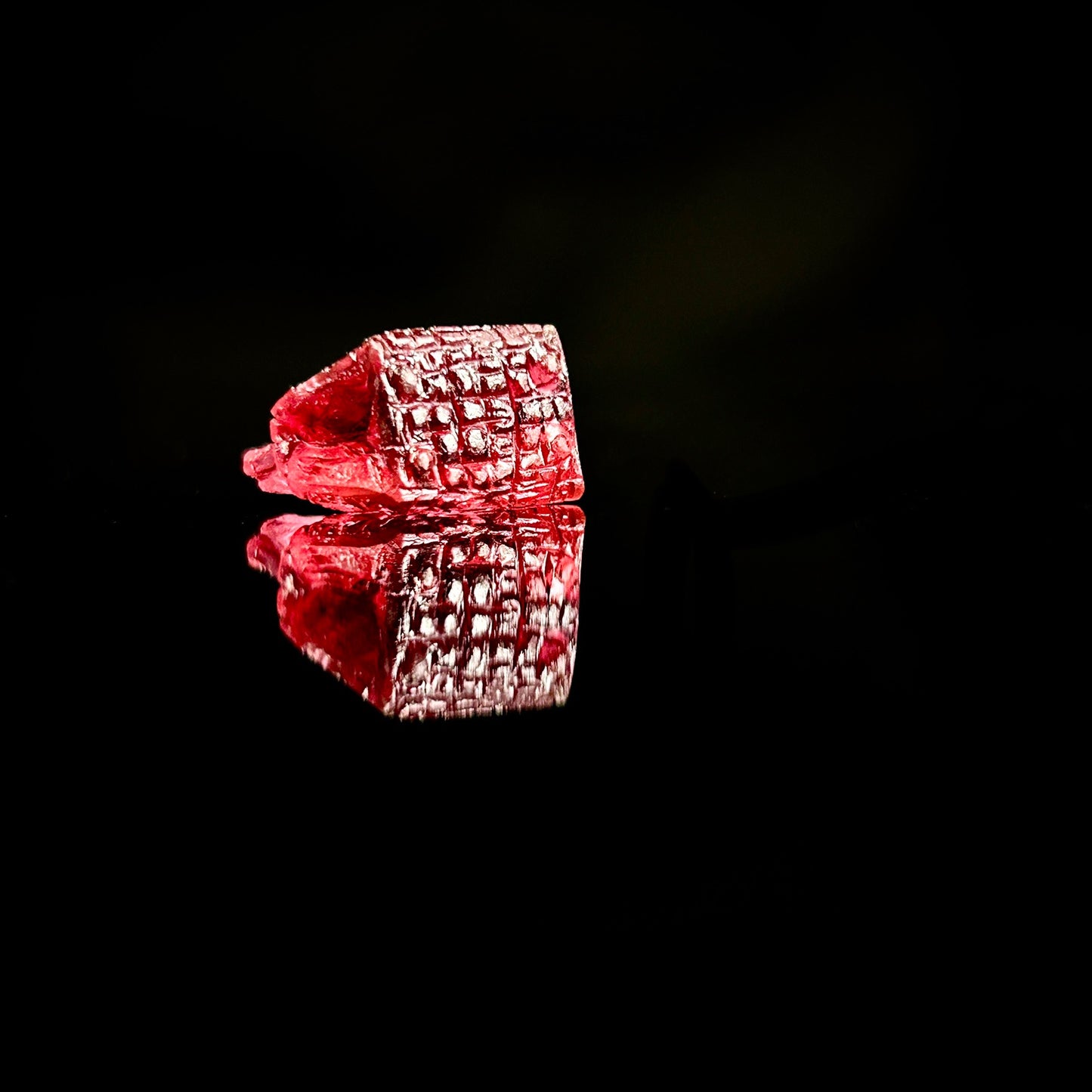 Exotic Kelly 25- In Rose Sheherazade on Porosus Crocodile