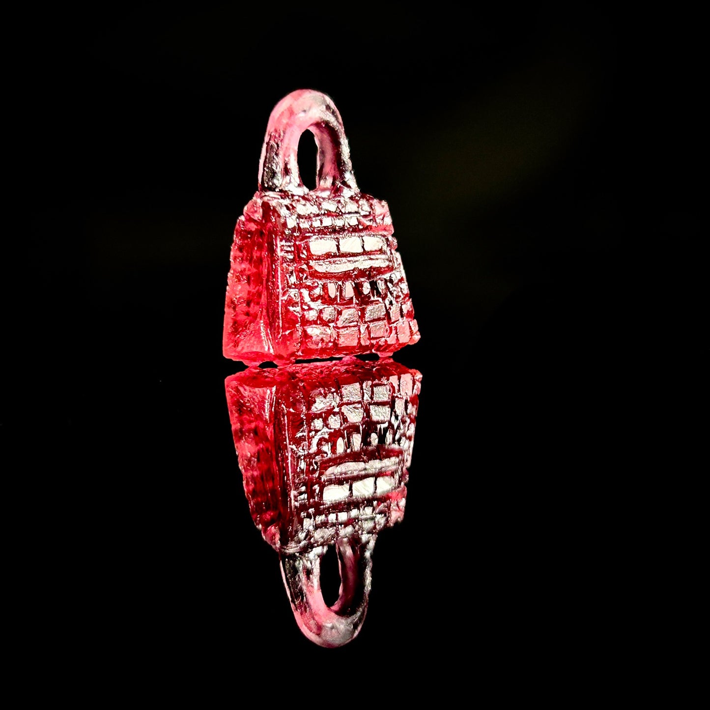 Exotic Kelly 25- In Rose Sheherazade on Porosus Crocodile