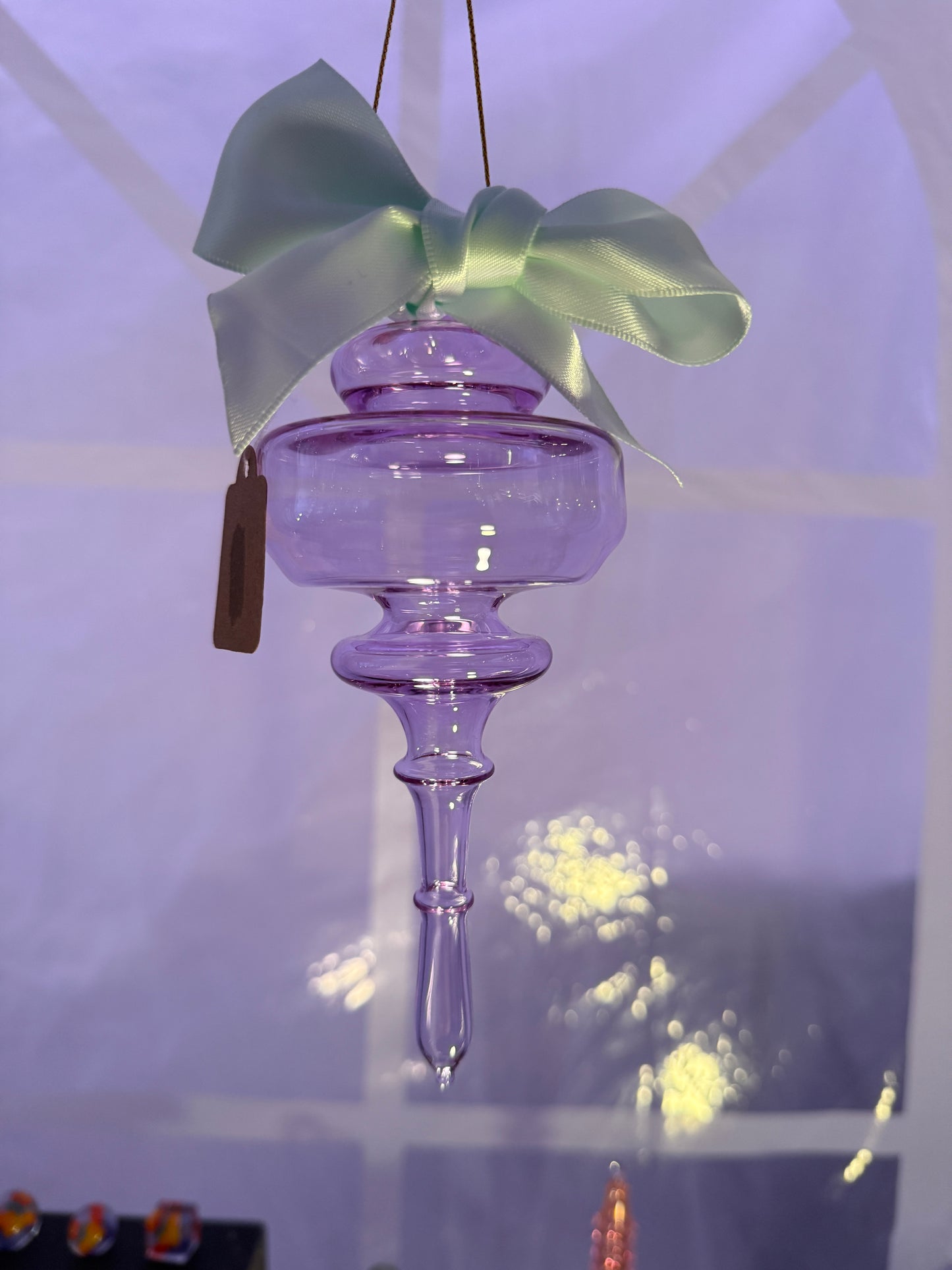 Lavender with Mint Bow