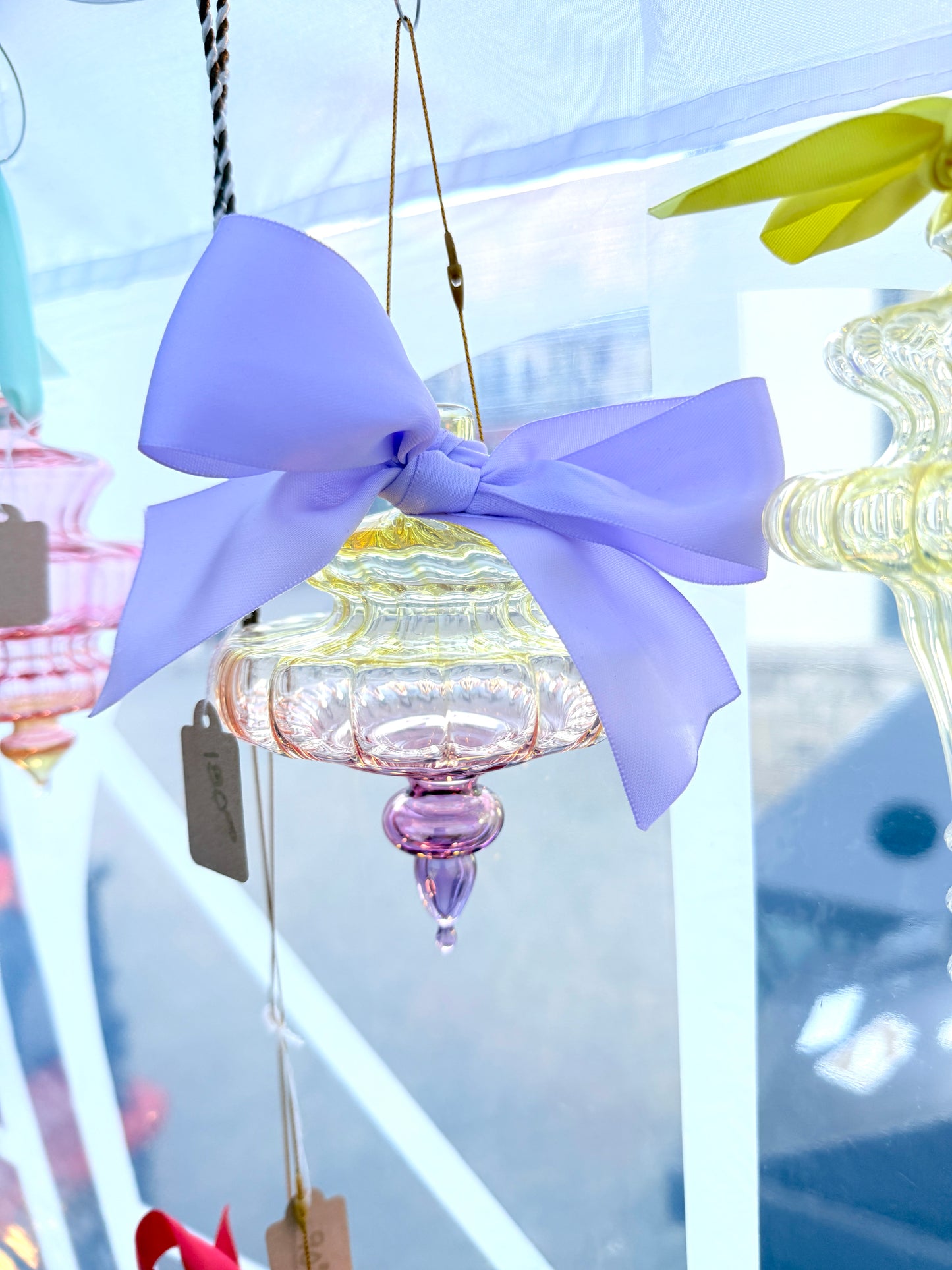 Sugarplum Two Tone with 24k Gold and Silver with Lilac Bow