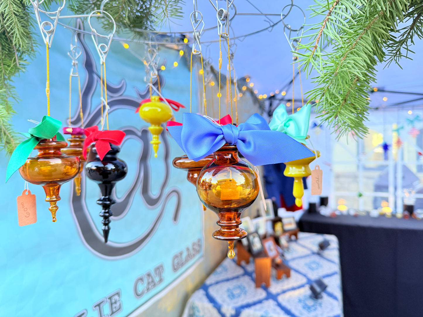 Grinch with Satin Crimson Bow