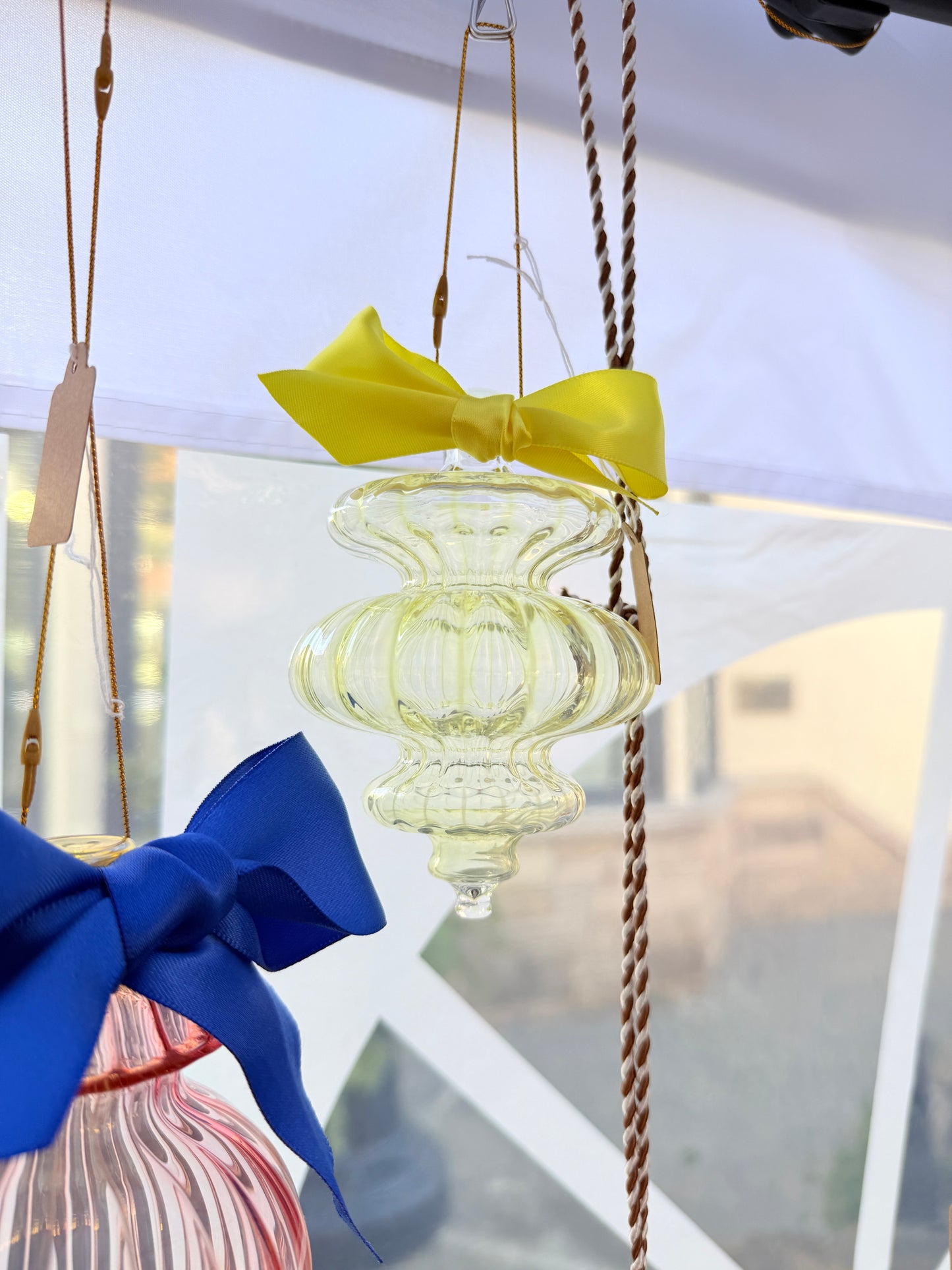 Marzipan Silver Fume with Daffodil Bow