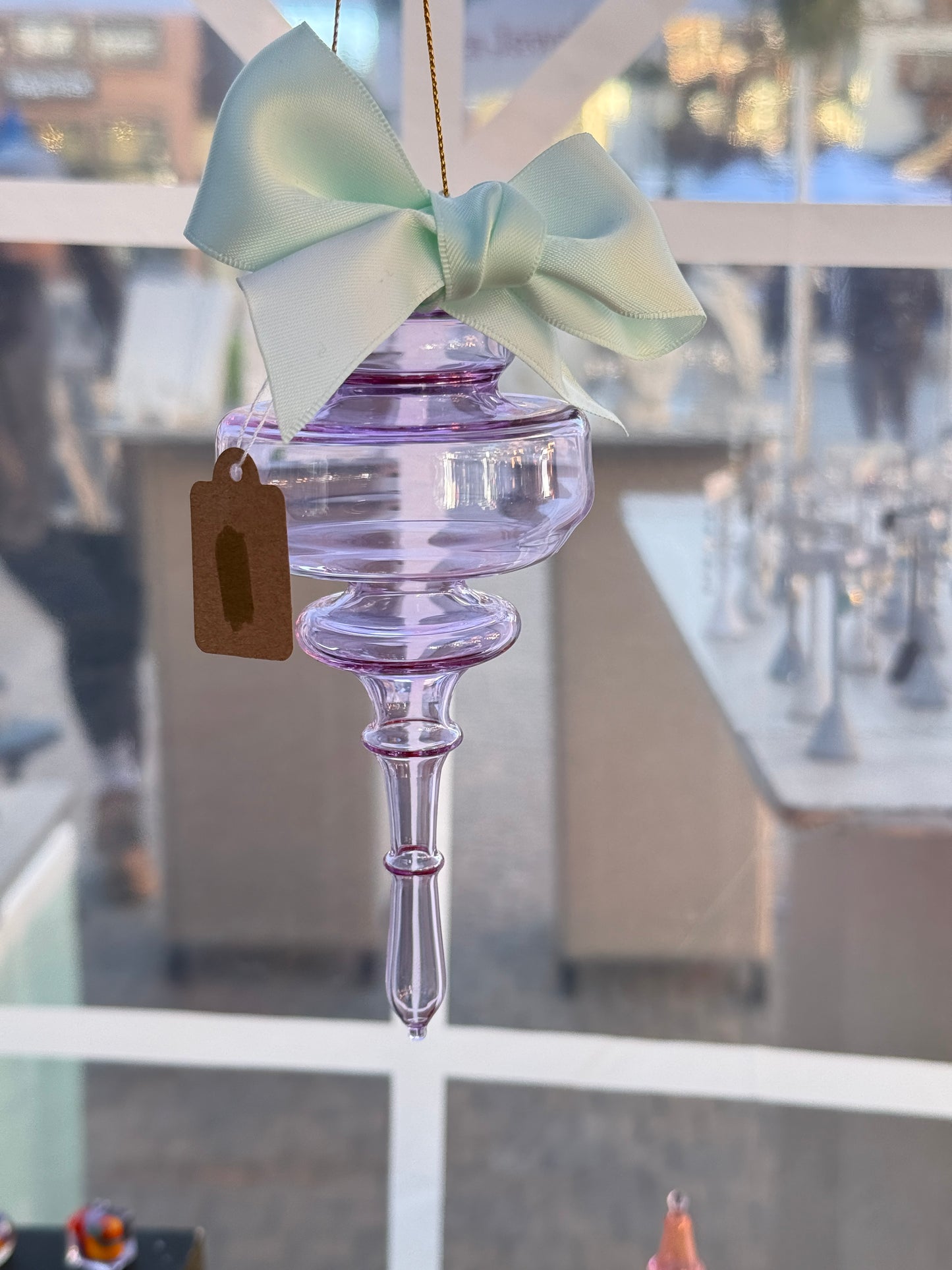 Lavender with Mint Bow