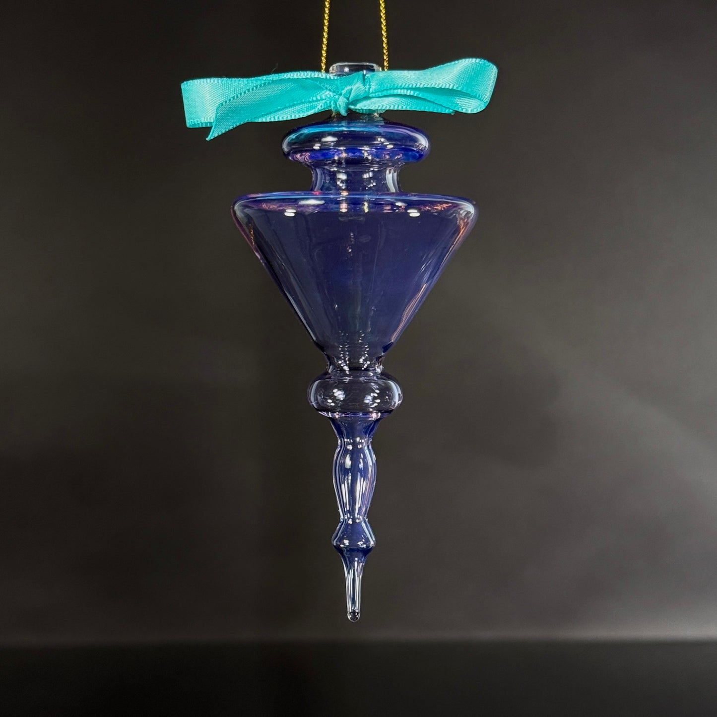 Lavender with Teal Bow