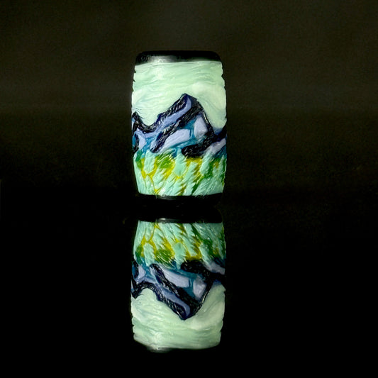 Paint Bead- Blue Ridge Mountain