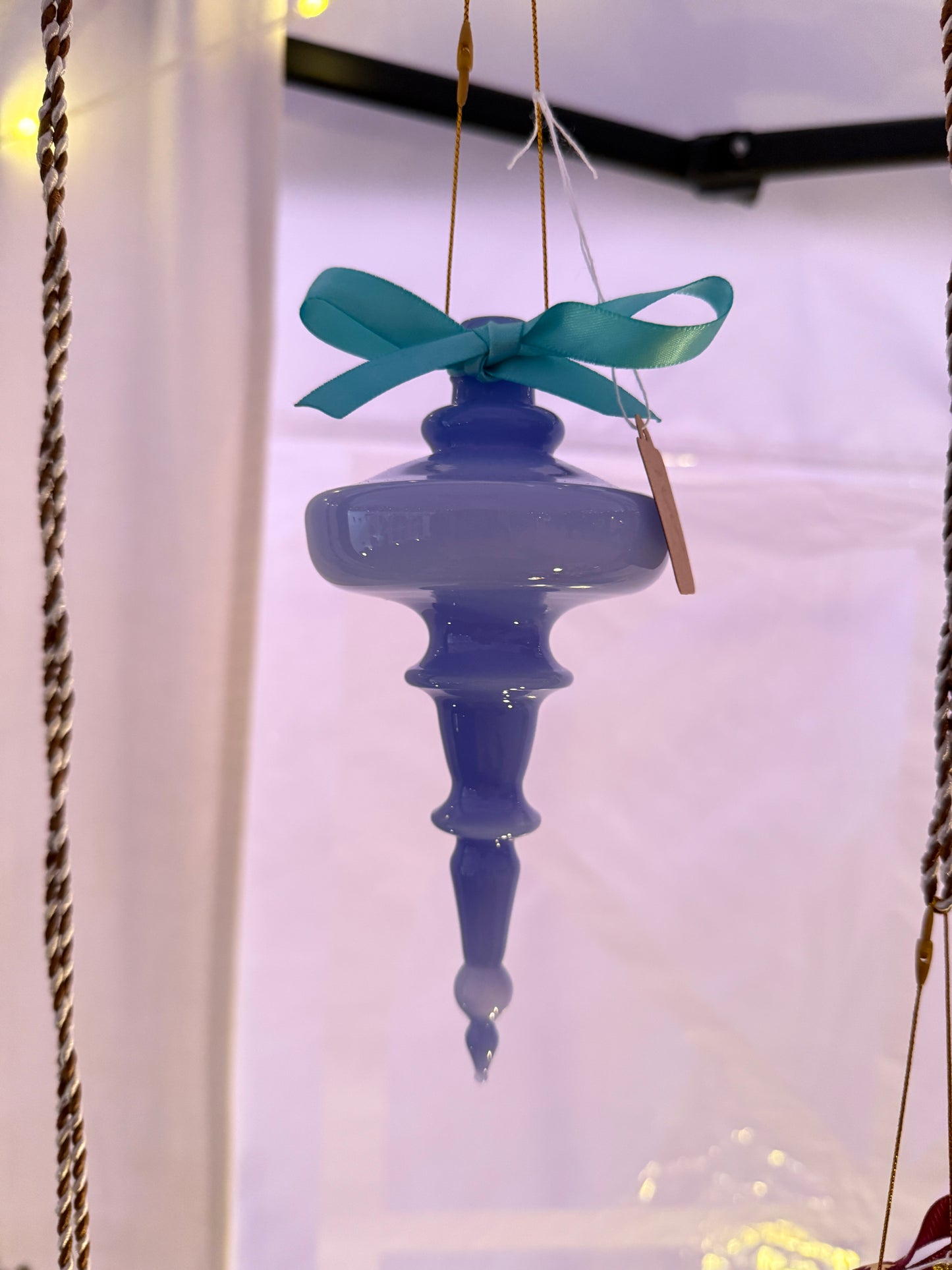 Cindy Lou Blue with Teal Bow