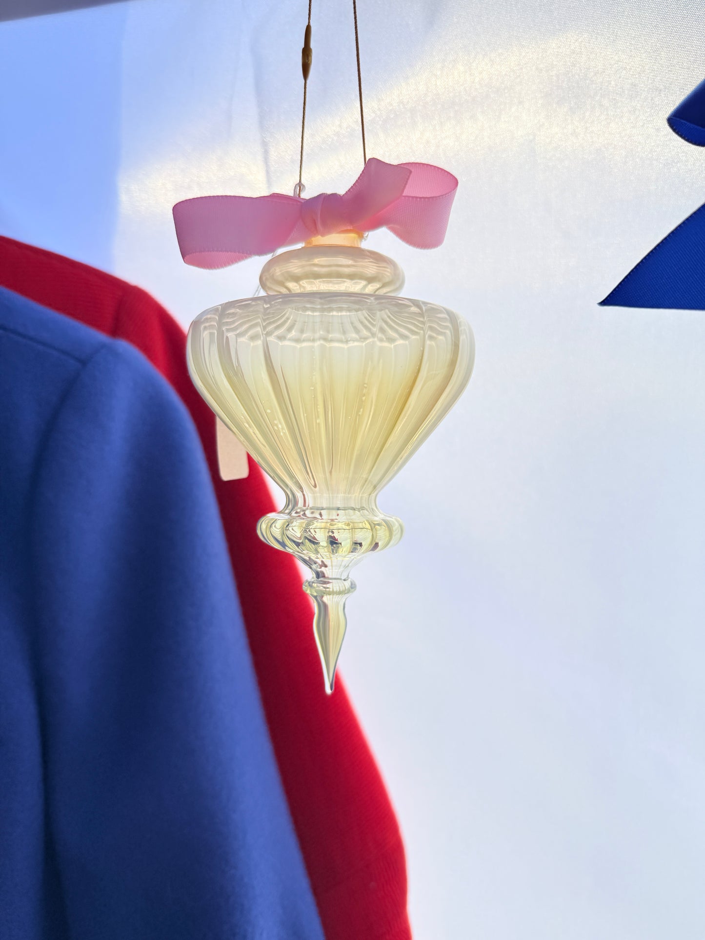 Marzipan Silver Fume with Ballet Slipper Pink Bow