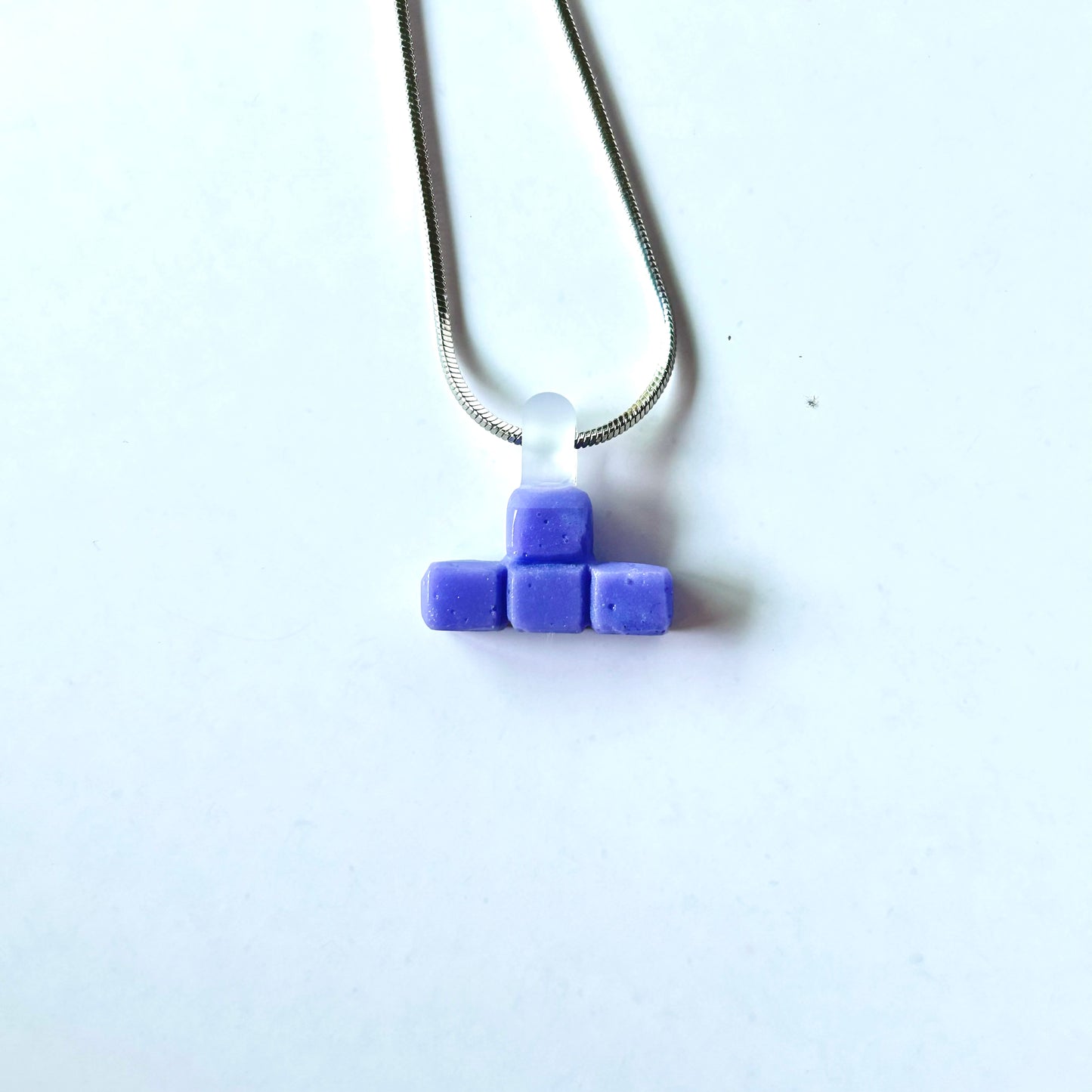 Nostalgia “T” Block Pendant in Wisteria